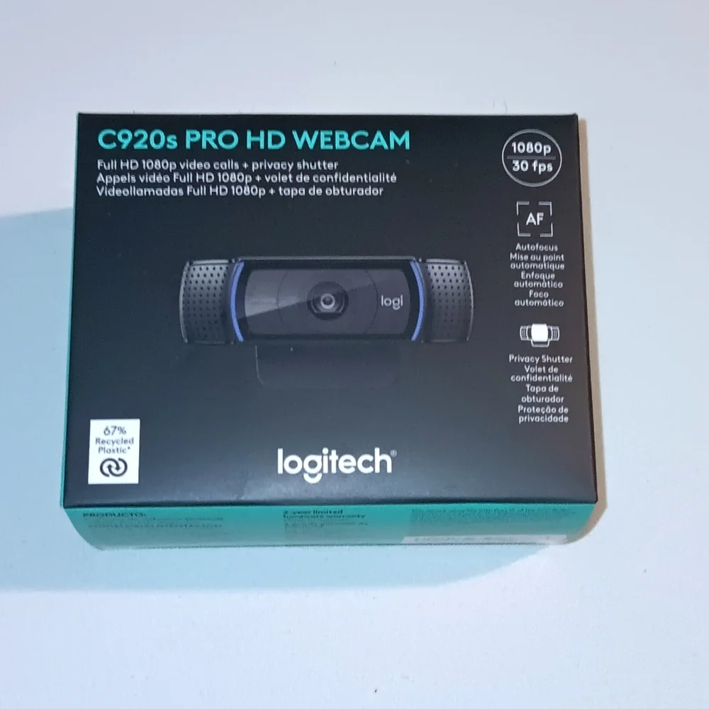 Logitech C920s Pro Black HD Webcam